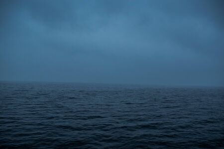 storm on iseo lakeの写真素材