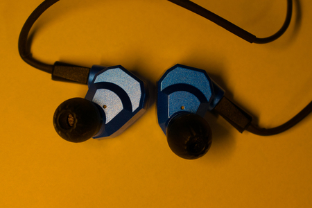 earphones and headphonesの写真素材