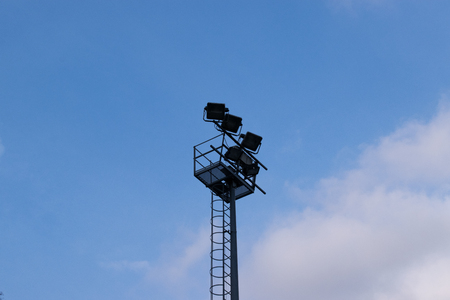 stadium lampsの写真素材