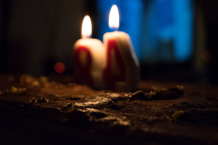 my birthday cakeの写真素材
