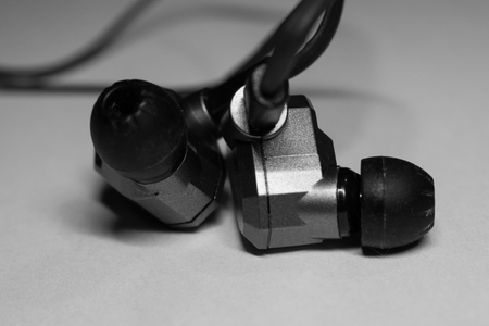 earphones and headphonesの写真素材