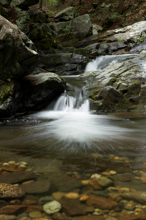 small lovely waterfallsの写真素材