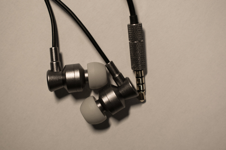 earphones and headphonesの写真素材