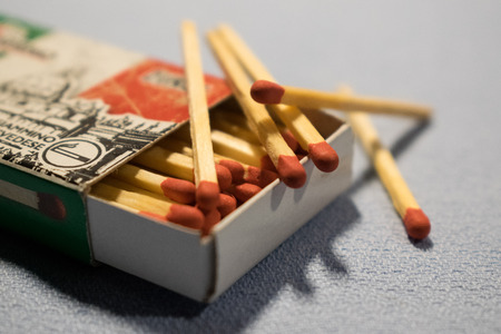 matches and match burningの写真素材
