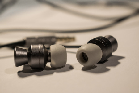 earphones and headphonesの写真素材