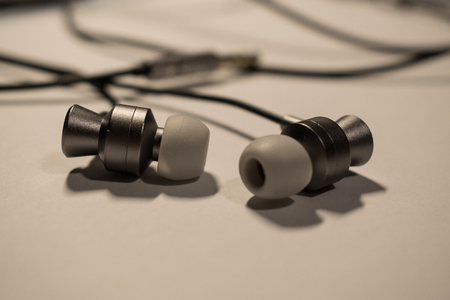 earphones and headphonesの写真素材