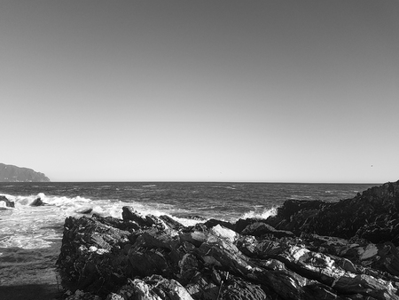 coastline in liguriaの写真素材