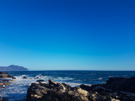 coastline in liguriaの写真素材