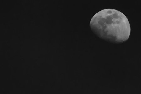 moon in the skyの写真素材