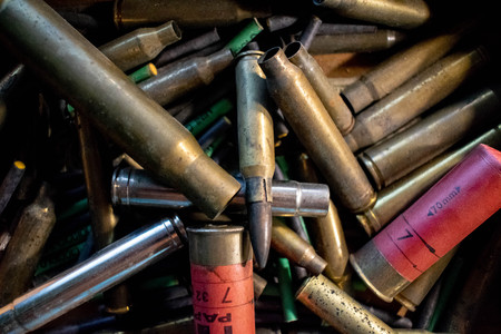 bullets of my gunの写真素材
