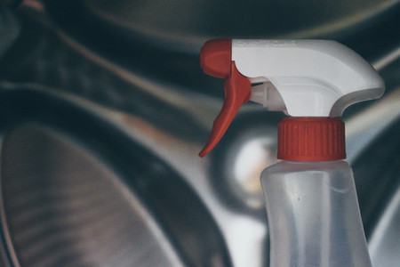 some detergents of my washing machineの写真素材