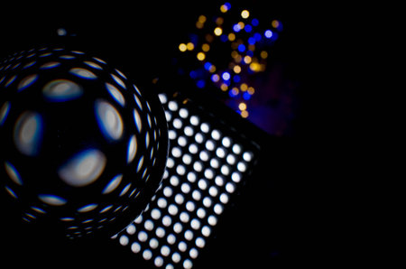 led roses during christmas time