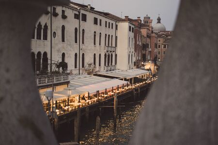 fantastic view on a town like veniceの写真素材