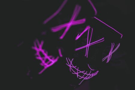 the purge horror led maskの写真素材