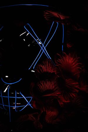 the purge horror led maskの写真素材