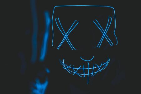 the purge horror led maskの写真素材