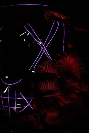 the purge horror led maskの写真素材