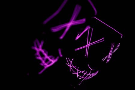 the purge horror led maskの写真素材
