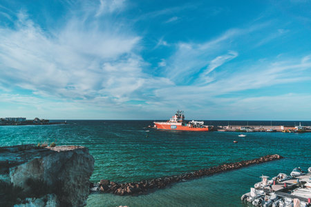 view on the otranto city in puglia