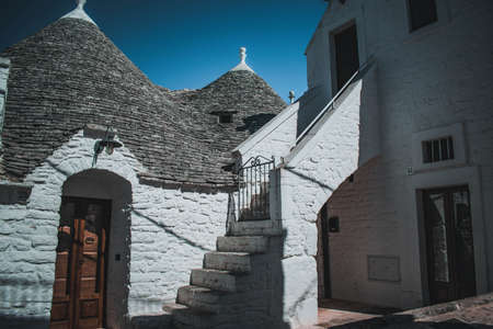 view on trulli of alberobelloの写真素材