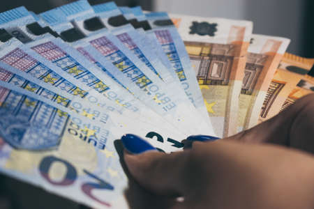 money in my walletの写真素材