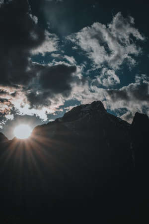 a great view on prave in vallecamonicaの写真素材