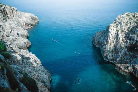 a fantastic view on "il ciolo" in pugliaの写真素材