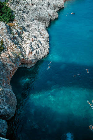 a fantastic view on "il ciolo" in pugliaの写真素材