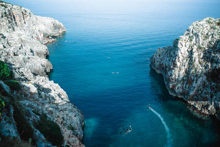 a fantastic view on "il ciolo" in pugliaの写真素材
