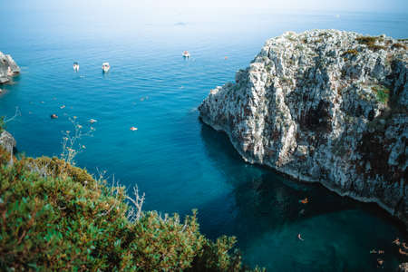 a fantastic view on "il ciolo" in pugliaの写真素材