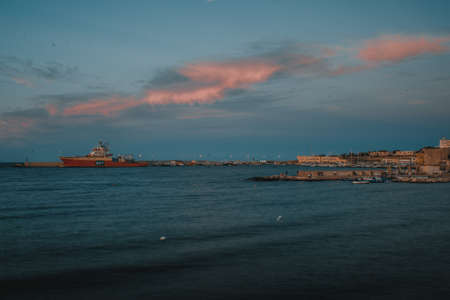 a fantastic view on otranto, in pugliaの写真素材