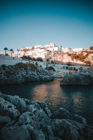 a fantastic view on castro marina in pugliaの写真素材