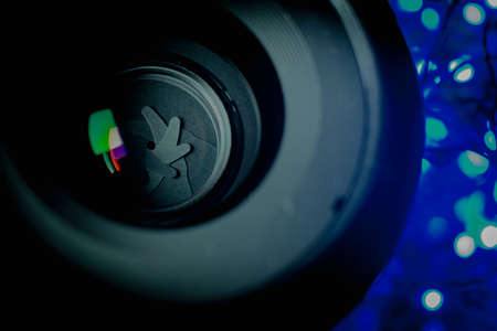 a fantastic macro shot of my lenseの写真素材