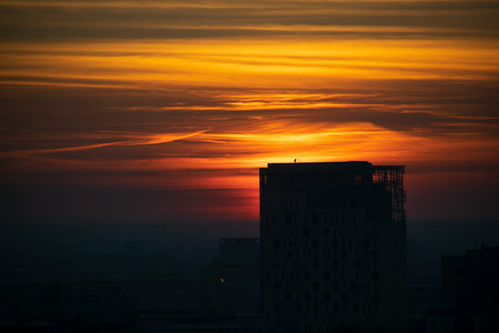 fantastic view on some places of bresciaの写真素材