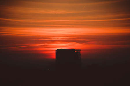 fantastic view on some places of bresciaの写真素材