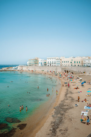 a fantastic view on gallipoli in puglia