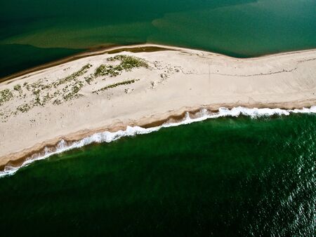Aerial Photograph of Martha's Vineyardの写真素材