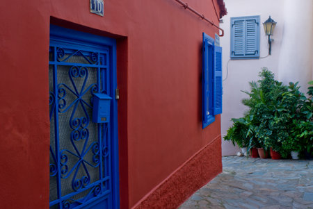 Alley in Plakaの写真素材