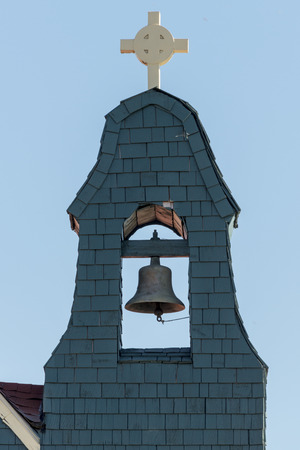 church bell in a tower dont be late for the serviceの写真素材