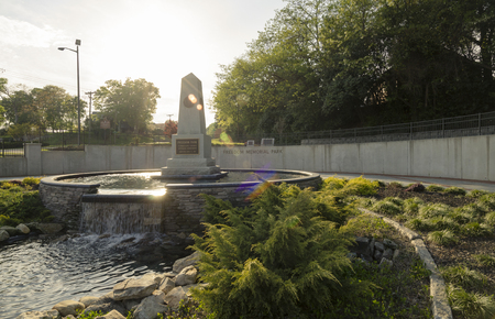 Freedom Park, Fayetteville North Carolina Park dedicated to Cumberland County Armed Forces Veterans in rememberance of their sacrificeのeditorial素材