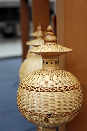 Bamboo lampの写真素材