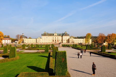 Drottningholms slott  royal palace  outside of Stockholm, Swedenのeditorial素材