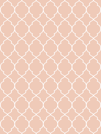 Background with a Moroccan motif in the trending color of rose goldの写真素材