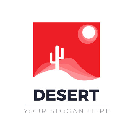 Desert Logoのイラスト素材