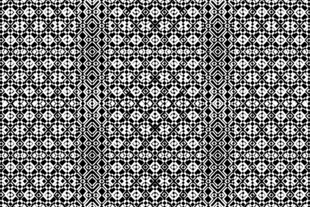 Abstract background print square pattern.の写真素材