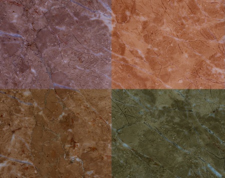 four pieces marbleの写真素材