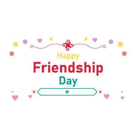 Happy friendship day graphic designのイラスト素材