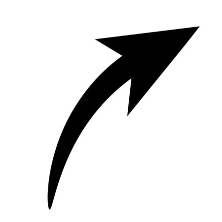 arrow icon. Flat illustration of arrow vector icon for web designのイラスト素材