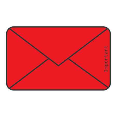 Envelope icon. Email mail message letter and marketing theme. Isolated design. vector illustrationのイラスト素材
