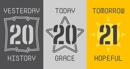 2021 Future Goal Concept Illustrationのイラスト素材